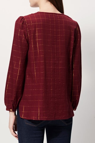 Blusa Fairfax - Burdeos