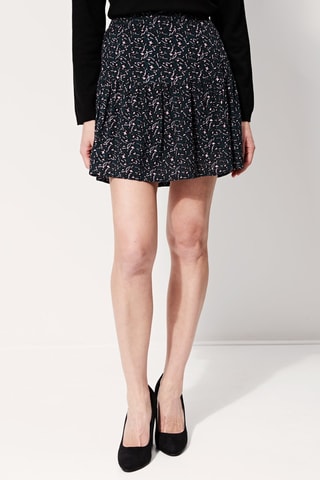 Falda evasé de talle alto Jpard - Azul pato