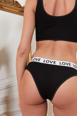 Tanga Emma - Zwart - Audace