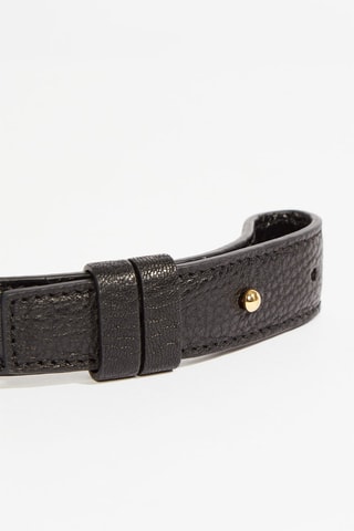 Bandoulière en cuir Pia - Noir