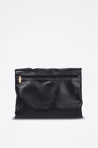 Sac bandoulière en cuir Billie L - Noir