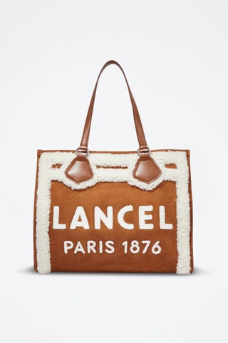 Cabas en cuir Tote L - Marron