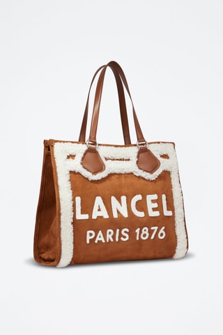 Cabas en cuir Tote L - Marron