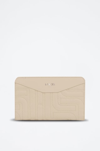 Portefeuille en cuir Midi-Minuit - Beige