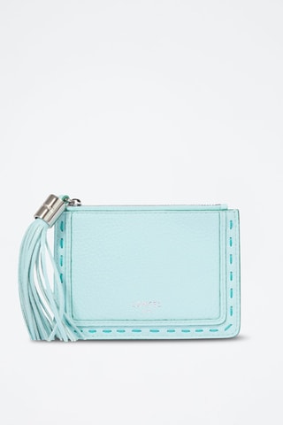 Porte-cartes en cuir 1er Flirt L - Menthe