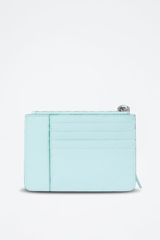 Porte-cartes en cuir 1er Flirt L - Menthe