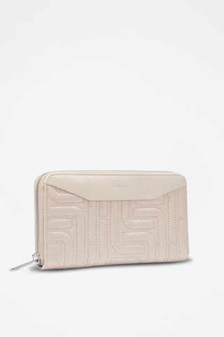 Compagnon en cuir Midi Minuit - Beige