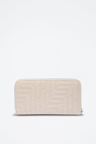 Compagnon en cuir Midi Minuit - Beige