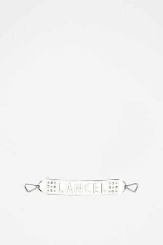 Poignée en cuir Ninon - Blanc