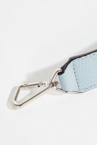 Poignée en cuir Ninon - Ciel