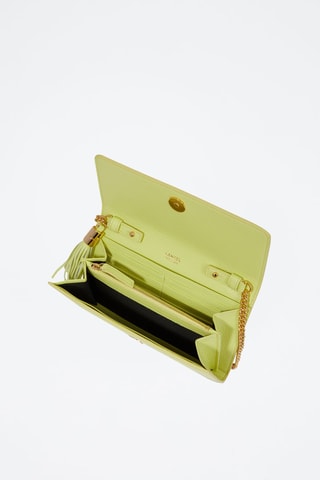Pochette en cuir 1er Flirt - Citron vert