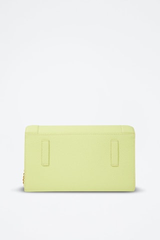 Portefeuille en cuir Ninon - Vert citron