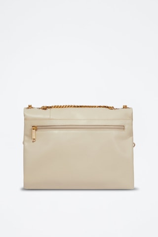 Sac bandoulière en cuir Billie M - Beige