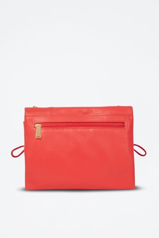 Sac bandoulière en cuir Billie M - Rouge