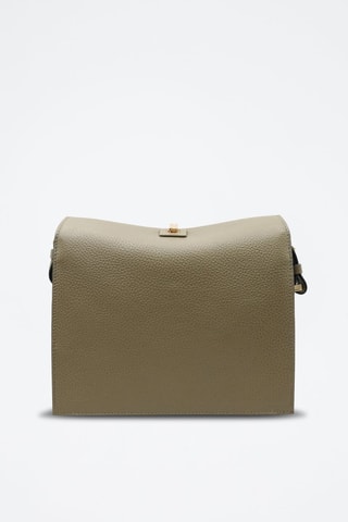 Sac bandoulière en cuir Pia - Kaki