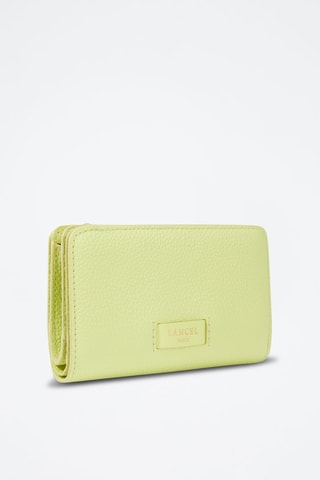 Portefeuille en cuir Ninon - Citron vert