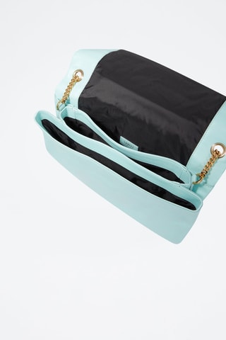 Sac porté épaule en cuir Billie - Menthe