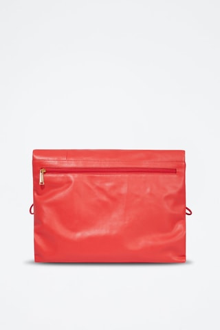 Sac bandoulière en cuir Billie - Rouge