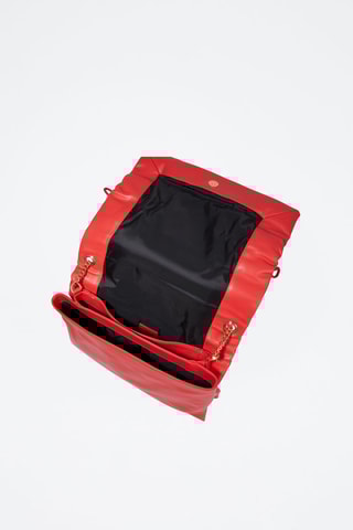 Sac bandoulière en cuir Billie - Rouge