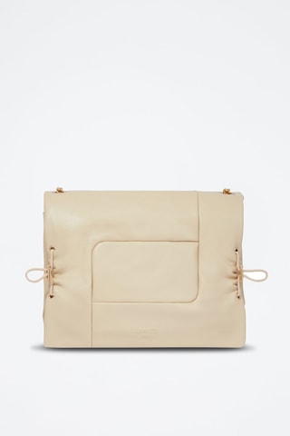 Sac bandoulière en cuir Billie - Beige