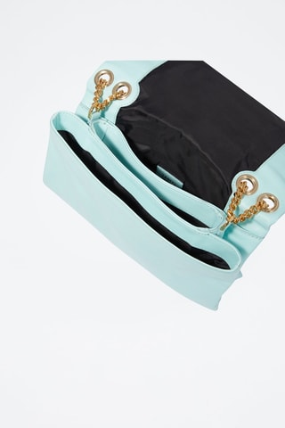 Sac bandoulière en cuir Billie - Menthe