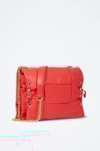 Sac bandoulière en cuir Billie - Rouge