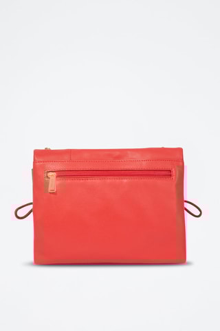 Sac bandoulière en cuir Billie - Rouge