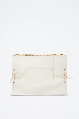 Sac bandoulière en cuir Billie - Blanc