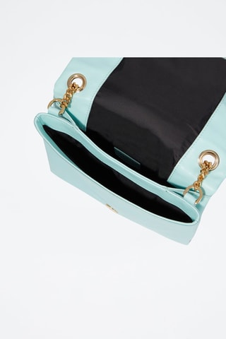 Sac bandoulière en cuir Billie - Menthe