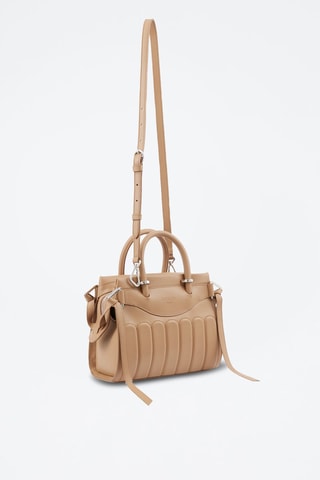 Borsa a mano in pelle Carryall - Cammello