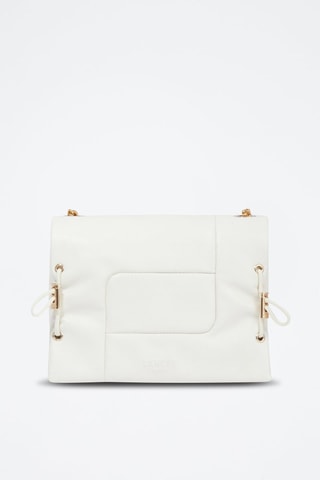 Sac bandoulière en cuir Billie - Blanc