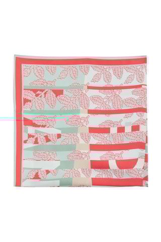 Carré en soie Horizon - Rose