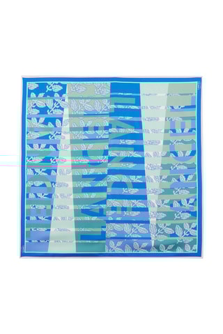 Carré en soie Horizon - Bleu