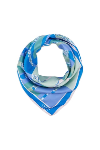 Carré en soie Horizon - Bleu