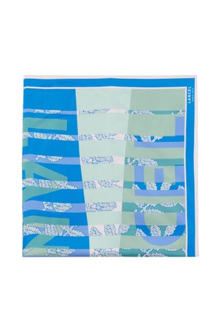 Carré en soie Horizon - Bleu