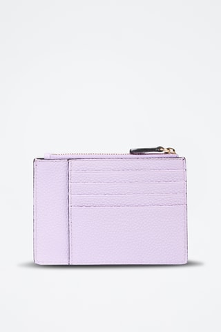 Portefeuille en cuir Ninon - Mauve