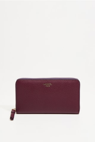 Compagnon en cuir Lettrines - Bordeaux