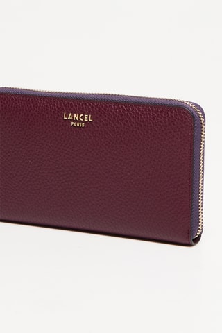 Compagnon en cuir Lettrines - Bordeaux