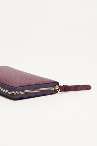 Compagnon en cuir Lettrines - Bordeaux