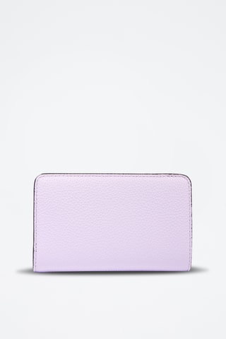 Portefeuille en cuir Ninon - Mauve