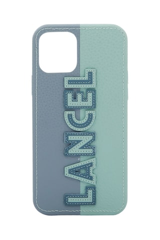 Housse de protection pour téléphone portable en cuir Ninon - Bleu marine