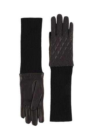 Gants en cuir d’agneau - Noir