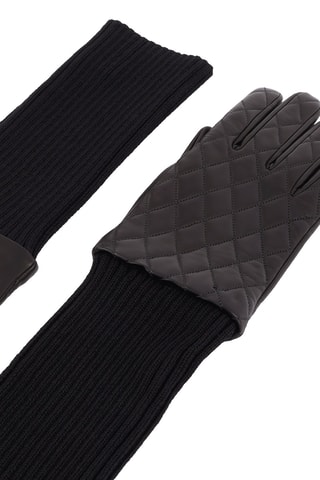 Gants en cuir d’agneau - Noir