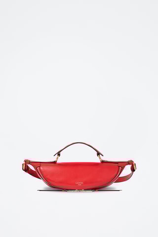Sac bandoulière en cuir Origami de Lancel - Rouge