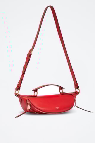 Sac bandoulière en cuir Origami de Lancel - Rouge
