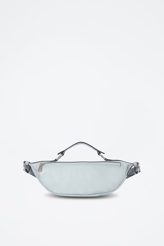 Sac bandoulière en cuir Origami - Gris