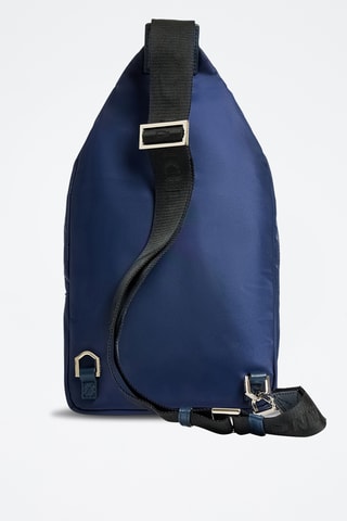 Sac à dos bandoulière Leo - Bleu pétrole