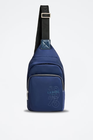 Sac à dos bandoulière Leo - Bleu pétrole