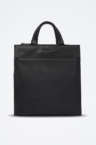 Cabas en cuir Come de Lancel - Noir