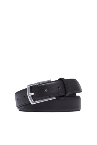 Ceinture en cuir Come de Lancel - Noir et argenté